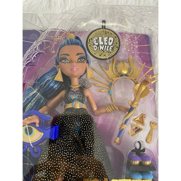 Monster High Doll Cleo De Nile in Monster Ball Party Dress with Accessories - Picture 3 of 11